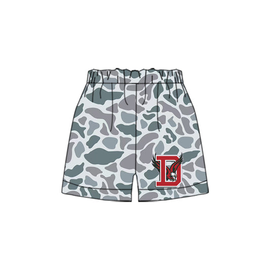 Custom order Alexis  team eagle camo shorts