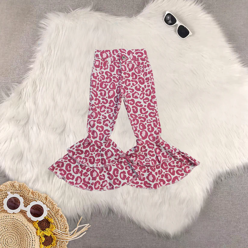 Match Baby Girls Floral JeansFlared Ripped  2025 5.26