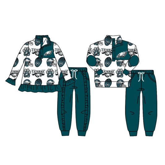 Custom Match ball team baby girls boys clothes MOQ3