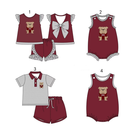 Custom Match ball team  baby girls boys clothes   MOQ3