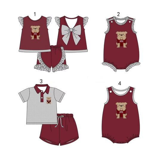 Custom Match ball team baby girls boys clothes MOQ3