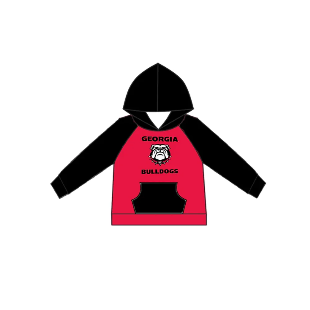 Custom  ball team baby boys long sleeve top    MOQ3