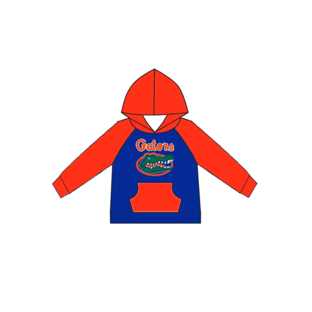 Custom  ball team baby boys long sleeve top    MOQ3