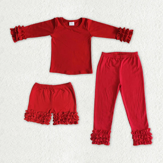 Match Baby Girls Red Icing Cotton Shirts Pants Shorts Collection D 3.13