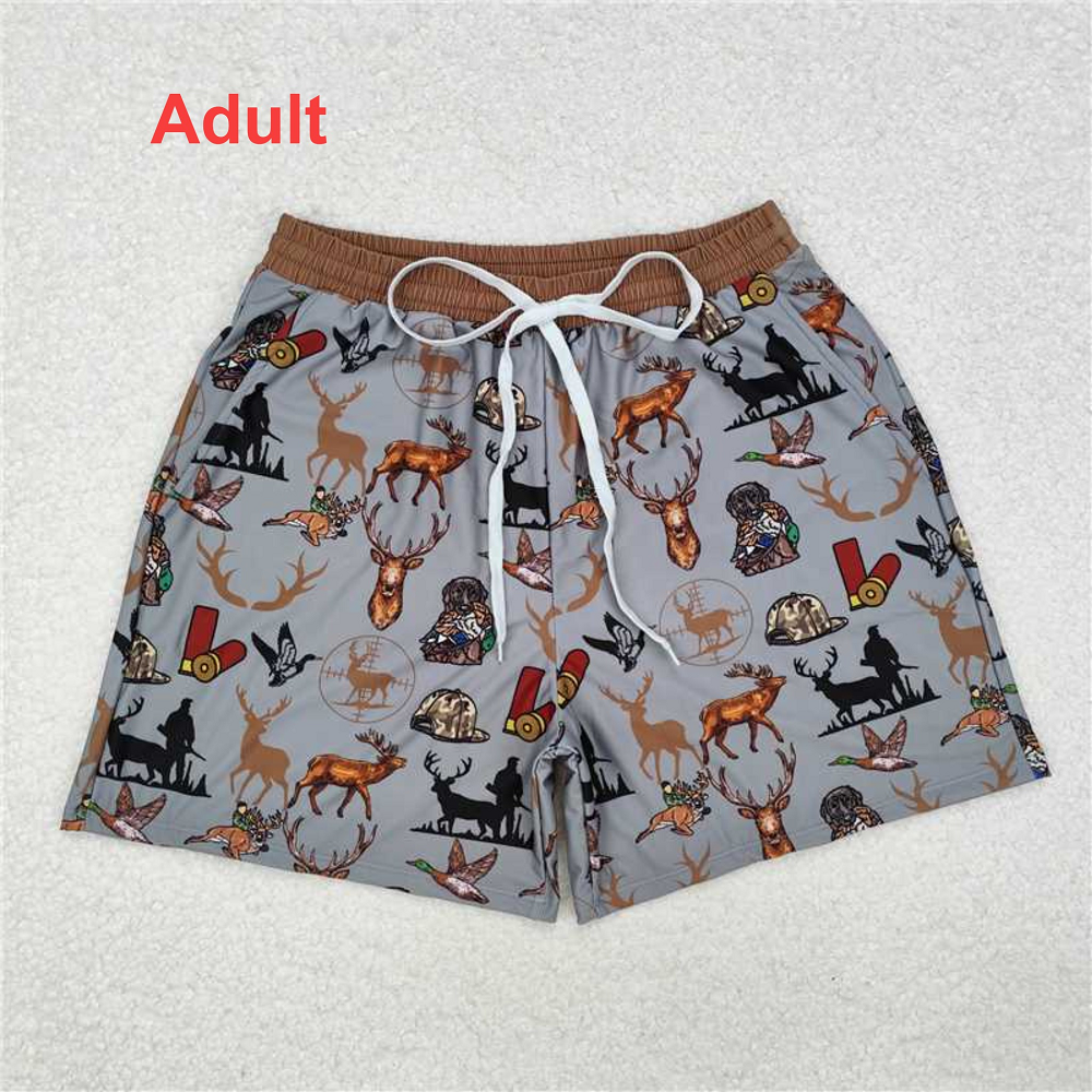 Match Adult Baby Boys Dog Deer Camo Long Sleeve Zip Pullovers Tops Romper Shorts D 3.17