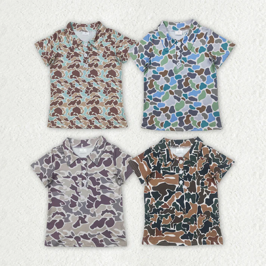 Match Baby Boys Short Sleeves Camo Polo Shirts Tops D 814 11