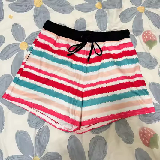 Custom Stripes Print Kids Summer Bottom Shorts D 4.10