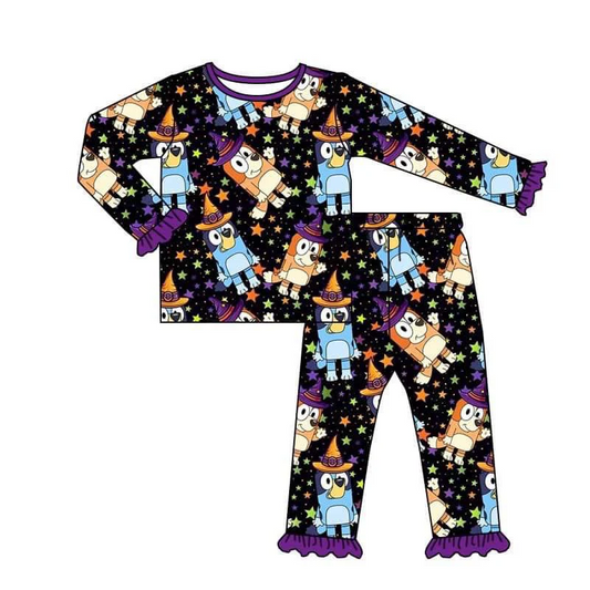 Custom Girls Cartoon Dog Pajamas Set D 4.15