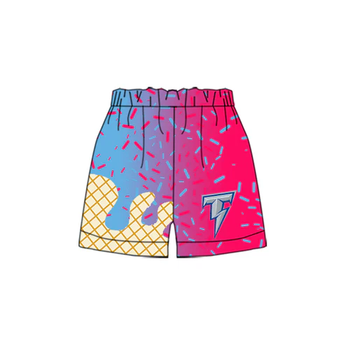Custom Baby Boys Team Colorful T Sports Shorts  D 4.17