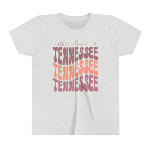 Custom short sleeves plaid letters T kids girls team shirt D 4.22