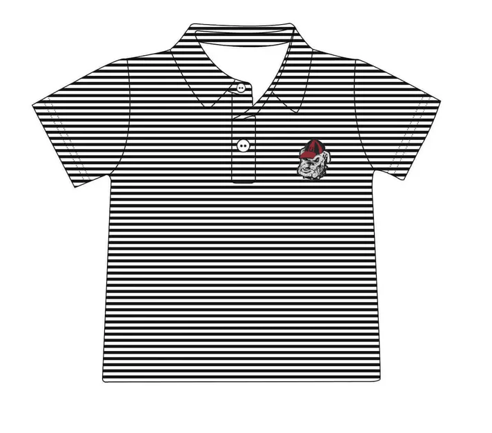 Custom stripe short sleeves G dog kids team polo shirt D 4.25