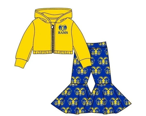 Custom zipper hooded jacket pants kids team clothes D 4.26