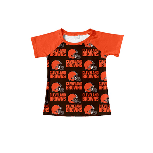 Custom short sleeves orange black boys team shirt D 4.29