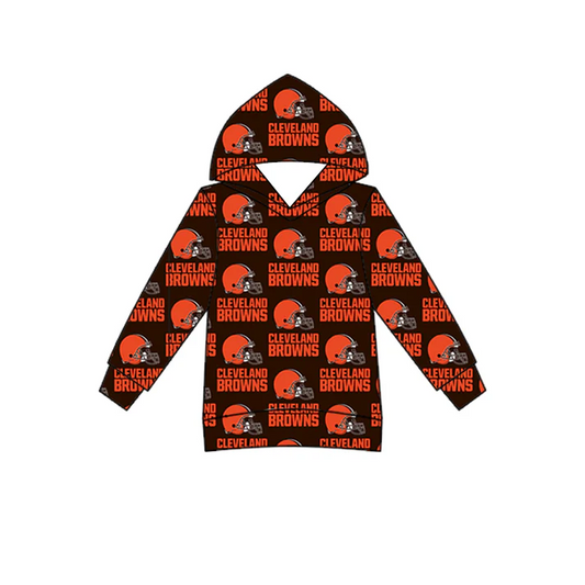 Custom Orange black long sleeves kids team zipper pullover D 4.29