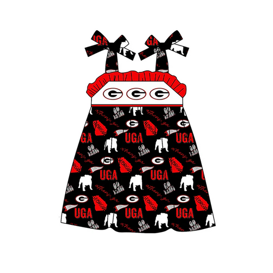 Custom straps G dog girls team dress D 4.30