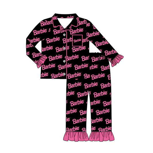 Custom Baby Girls Doll Fall Pajamas Clothing Sets D 5.12