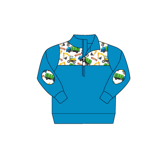 Custom Baby Boys Cartoon Study Top Shirts Pullovers D 5.12