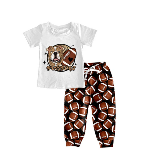 Custom Baby Boys Football Team Dog Pants Clothing Sets D 5.13