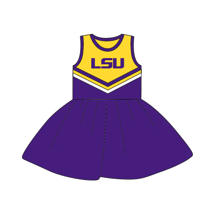 Custom Baby Girls Team Sleeveless 7 A-Line Dresses D 5.13