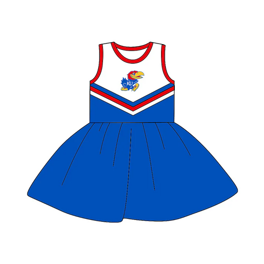 Custom Baby Girls Team Sleeveless 5 A-Line Dresses D 5.13