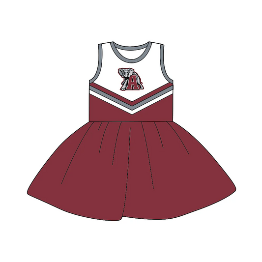 Custom Baby Girls Team Sleeveless 2 A-Line Dresses D 5.13