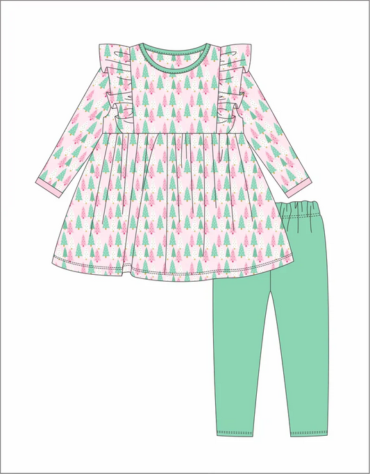 Custom Baby Girls Christmas Tree Outfit  D 5.19