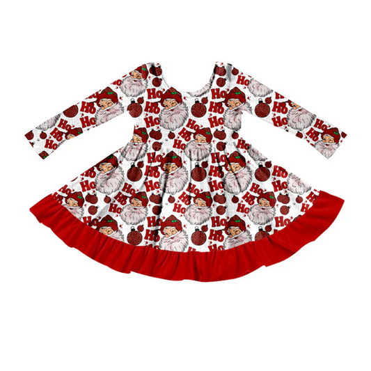 Custom Girls Christmas Santa Hoho Dress D 5.19