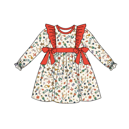 Custom Baby Girls Christmas Party Dress D 5.19