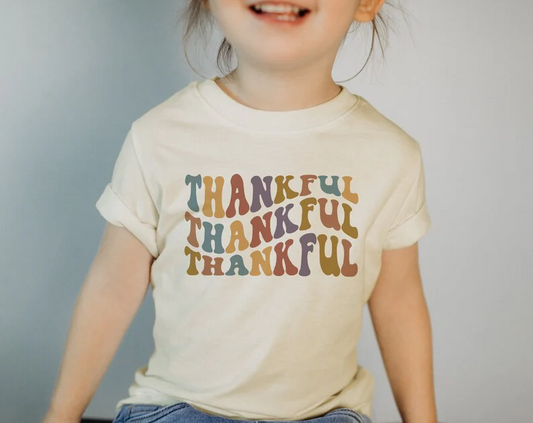 Custom Thankful Short Sleeve T-shirt Top D 5.19