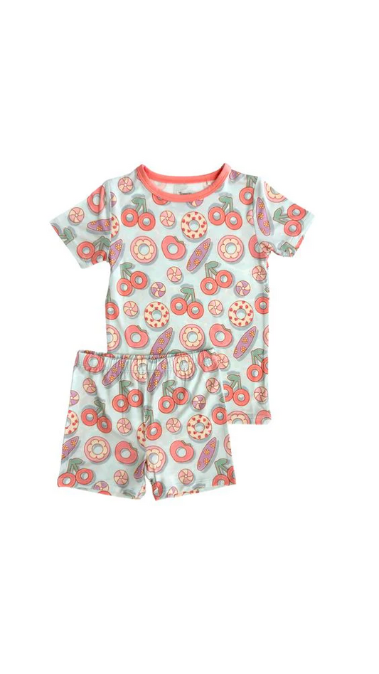 Custom Baby Girls Summer Beach Shorts Set D 5.19