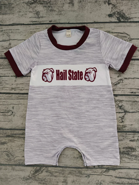 Custom Hail State Summer Boys Romper D 5.1