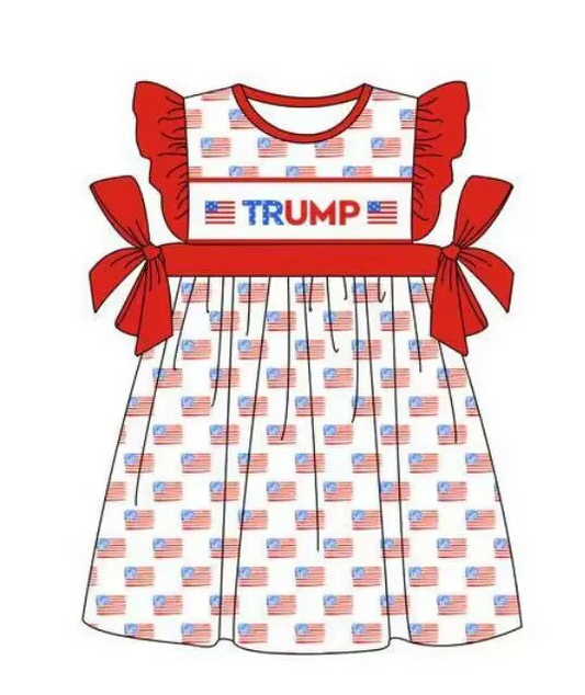 Custom Baby Girls Trump Dress D 5.2