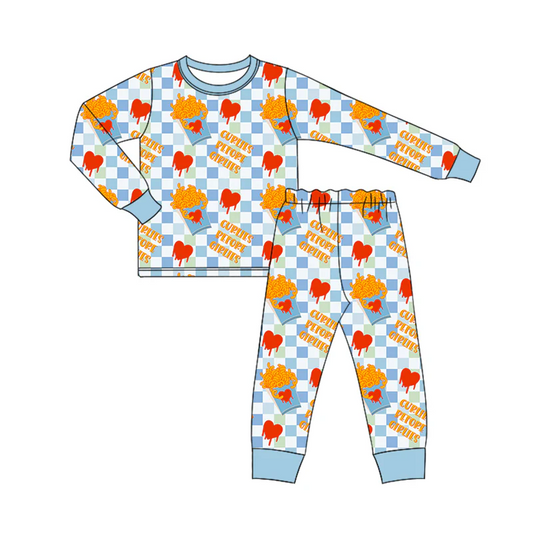 Custom Baby Boys Pajama Outfit Curlies Before Girlies D 5.2