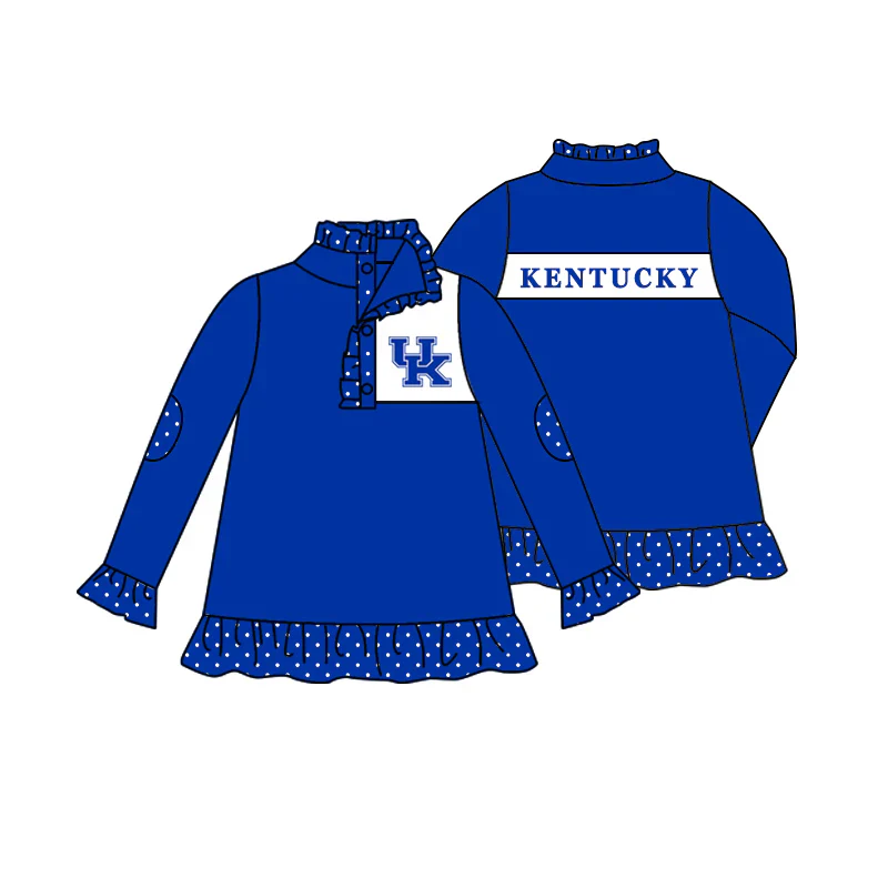 Custom Baby Girls Sport Tea, UK Pullover Top 6.25