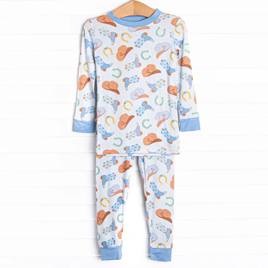 Custom Baby Boys Western Pajama Set D 5.20