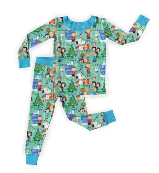Custom Baby Boys Christgmas Is Coming Long Sleeve Pajama Set D 5.20