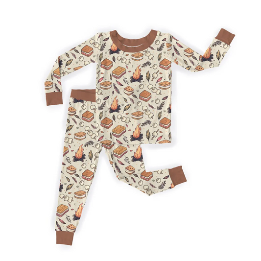 Custom Baby Boys Cake Long Sleeve Pajama Set D 5.20