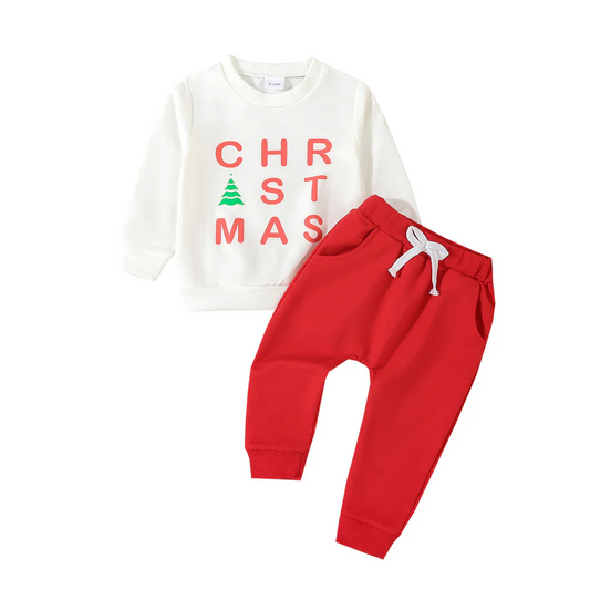 Custom Baby Boys Christmas Red Pants Outfit D 5.20