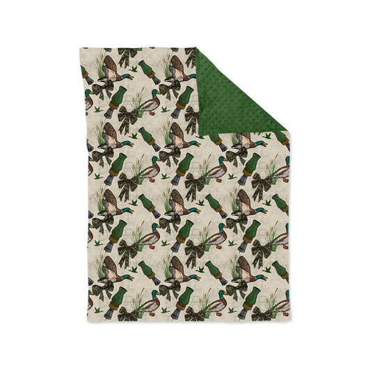 Custom Baby Boys Duck Call Blanket D 5.21