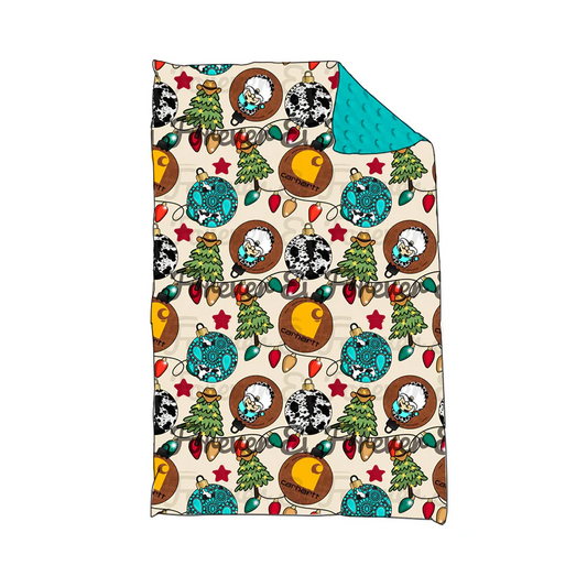 Custom Baby Western Western Blanket D 5.21