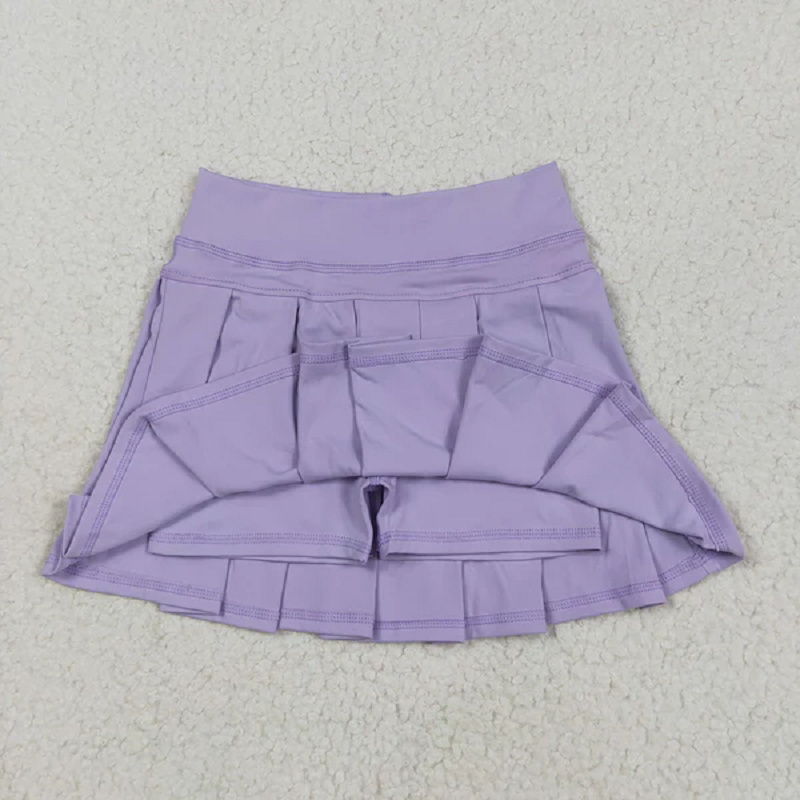 GLK0085 Baby Girls Lavender Yoga Active Wear Skirt