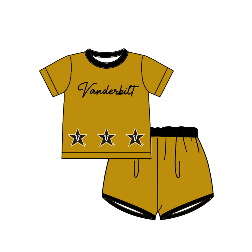 Custom moq 5 each style eta 6-8weeks baby boy clothes team short sleeve shorts sets D 1018