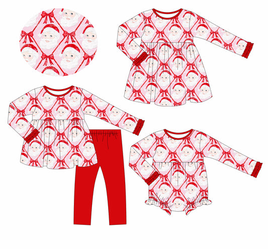 Custom match Christmas baby girls clothes D 6.7