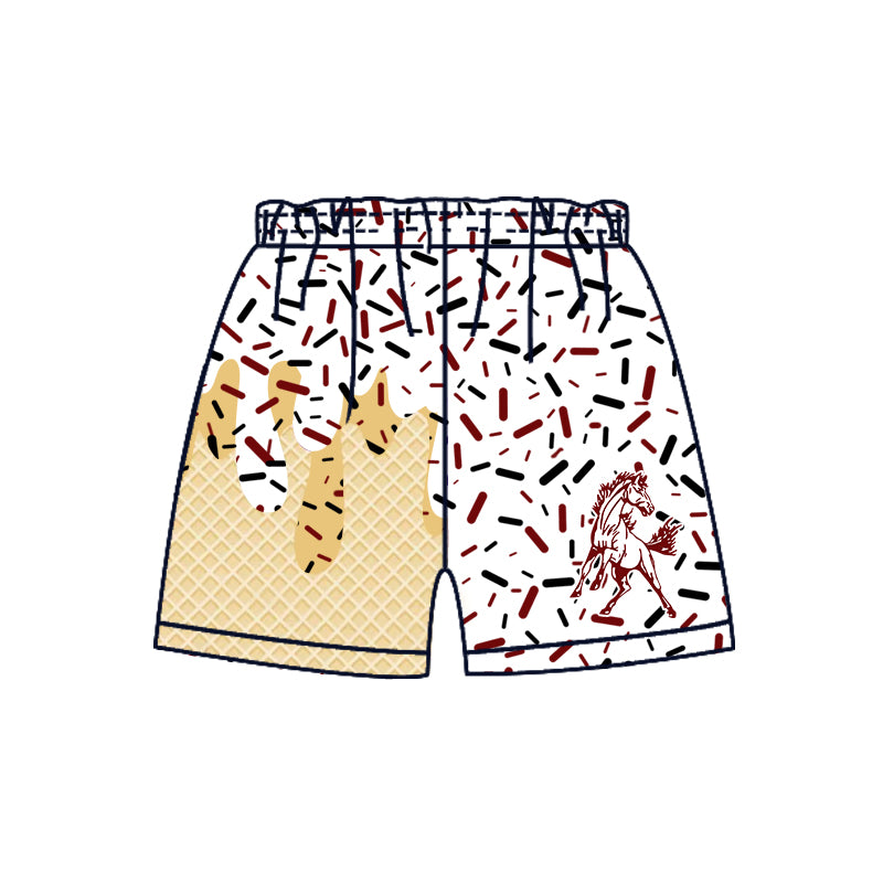 Custom  Baby Boys Marathon-Mustangs Team Sports Shorts D 7.23