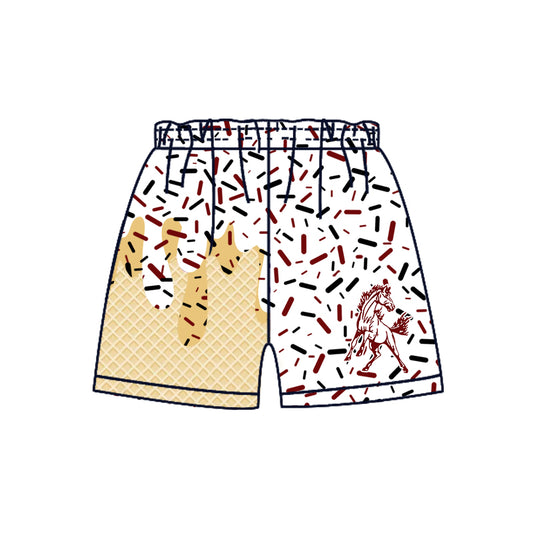 Custom  Baby Boys Marathon-Mustangs Team Sports Shorts D 7.23