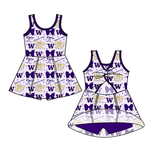 Custom baby girl Washington Huskies team dress D 6.26