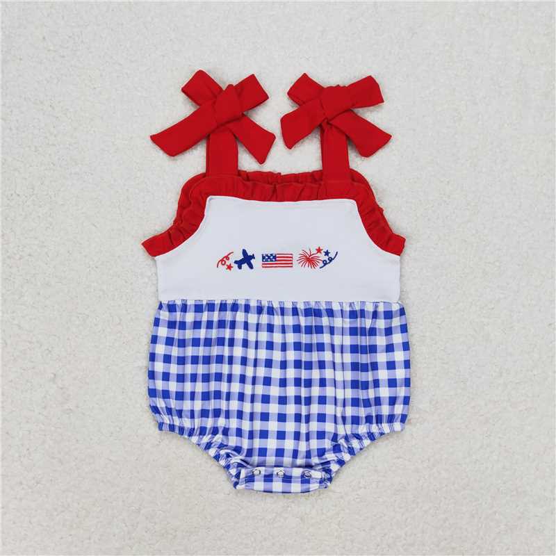 Match Baby Girls 4th Of July Flag Sibling Boys Rompers Shorts Clothes Sets