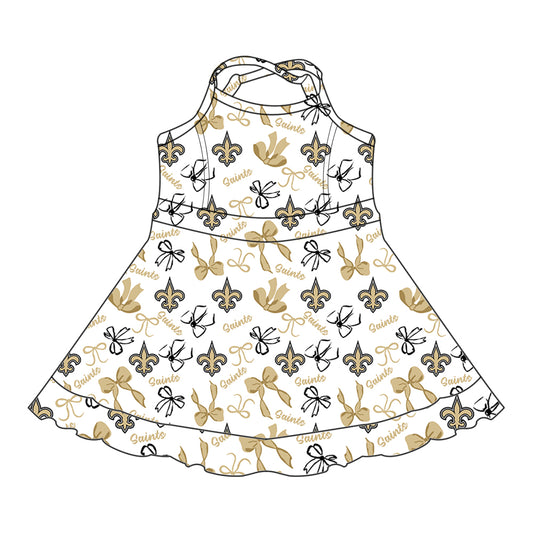 Custom Baby Girls team dress D 6.5