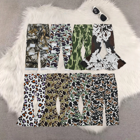 Match Baby Girls Boys Camouflage Jeans Flared Ripped  2025 5.26