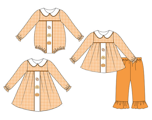 Custom match turkey baby girls clothes   D 6.7
